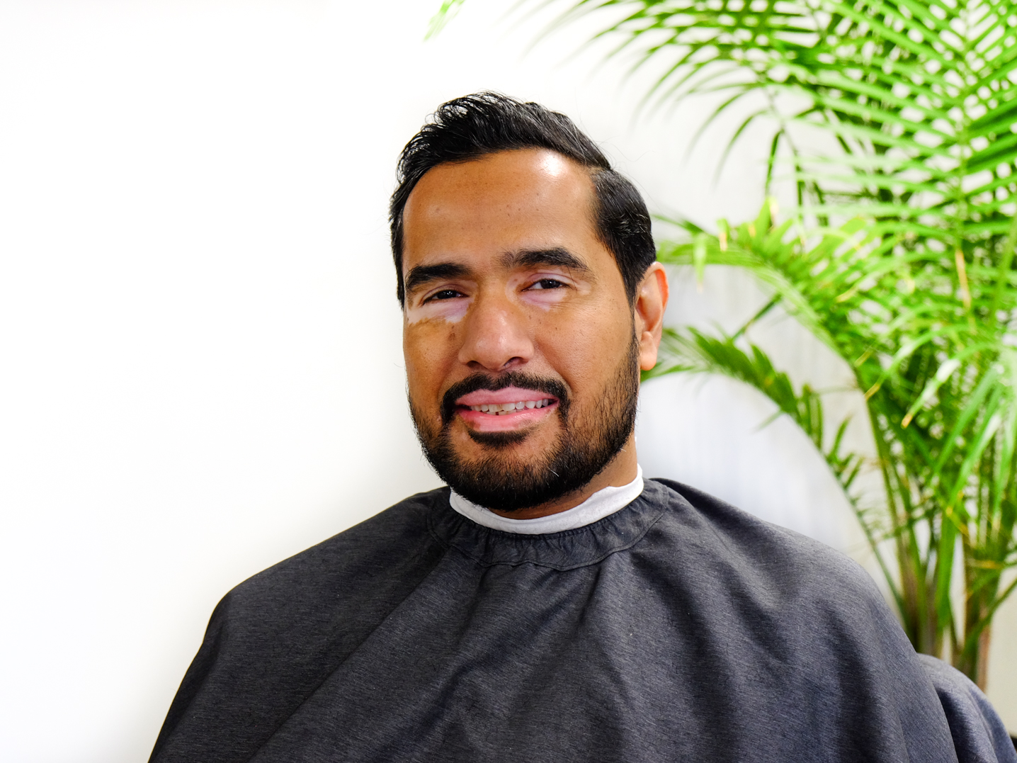 Castro valley ca barbershop Slick back haircut done at MGX Barbers